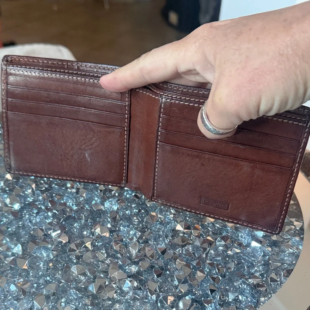 Timberland Rich Brown Leather Wallet